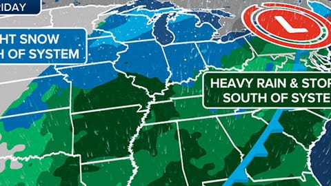 Cross-country storm brings flooding threat in South, wintry commutes to Upper Midwest this week