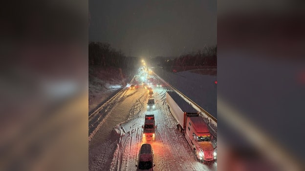 Dozens of vehicles stranded after winter weather prompts I-85 closure in North Carolina