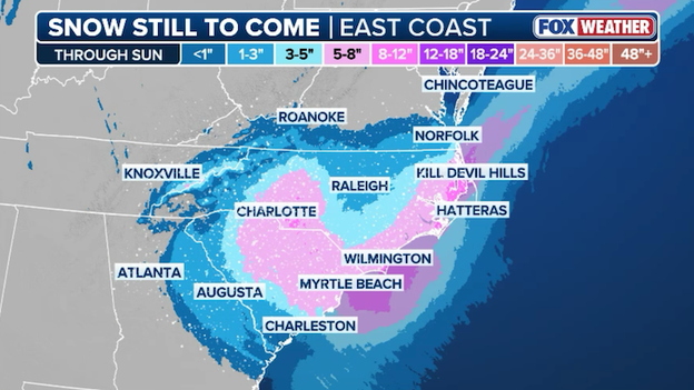 Charlotte facing worst snowstorm in over 20 years