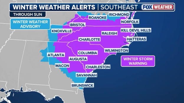 Carolinas under siege by rapidly intensifying nor'easter
