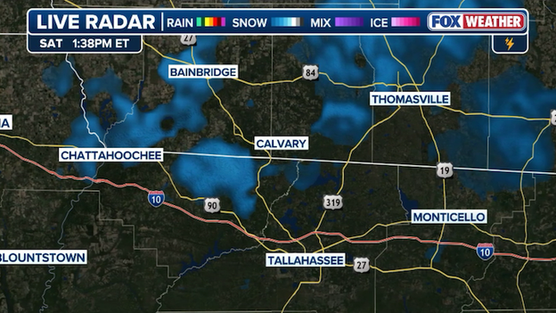 Tallahassee sees rare snow flurries with record lows on the horizon