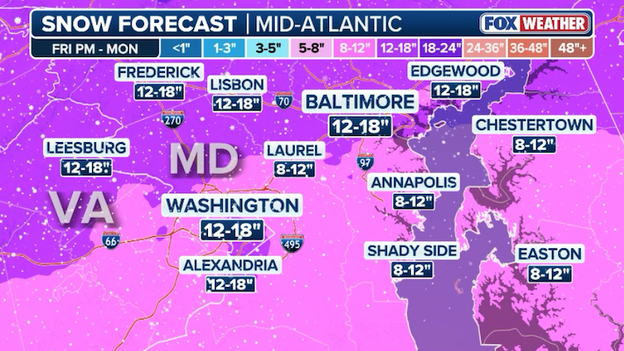 Washington could see the most snow in 10 years