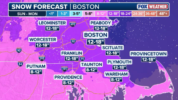 Boston to get bombed with snow from massive winter storm