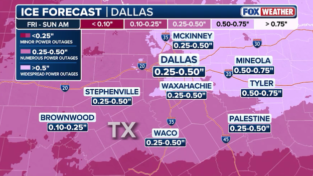 Dangerous ice could cripple Dallas-Fort Worth Metroplex