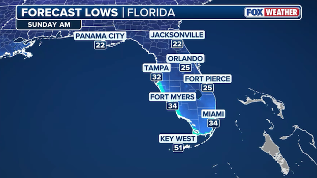 Freeze Warning extended into Metro Miami-Dade & Metro Broward Counties