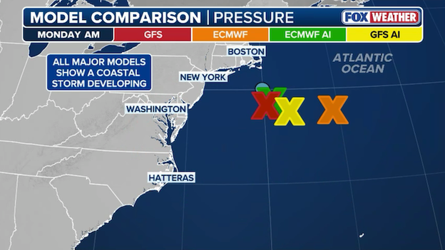 Analysis: How new 12z model runs are redefining Monday morning’s commute for the Northeast