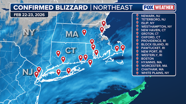 It’s official: NWS confirms blizzard status at 19 reporting sites