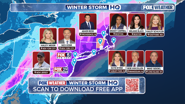 ON THE MAP: FOX Weather’s Nor’easter Team Coverage