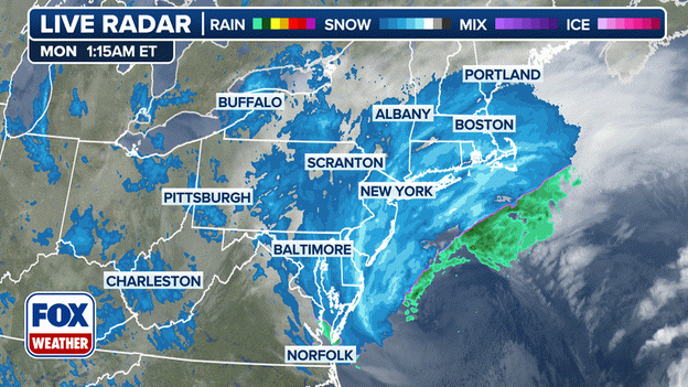 It's official: Nor'easter strengthens into 'bomb cyclone' as pressure plummets