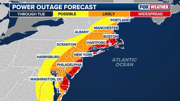 Millions at risk for power failures as heavy snow and 70 mph winds arrive