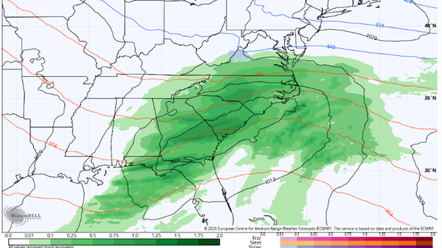Analysis: Weekend storm trends toward rain, no snow for millions along the East Coast