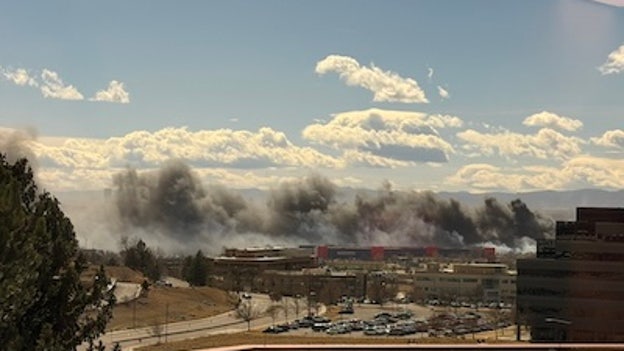 Multiple firefighters injured battling fire in Colorado