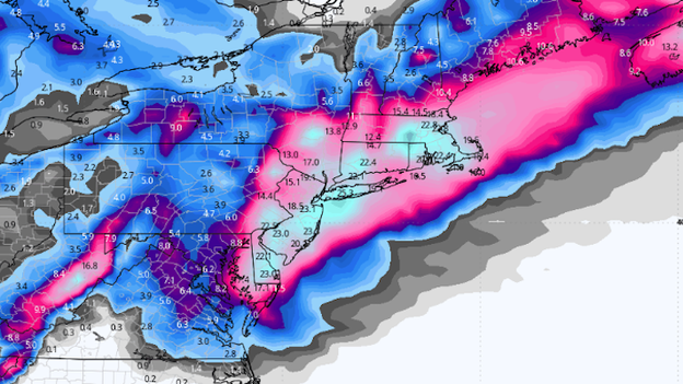 Analysis: Tracking the 'jackpot zones' for this weekend’s bomb blizzard