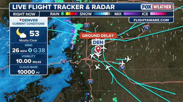 Big delays expected at Denver International Airport as high winds hit Colorado