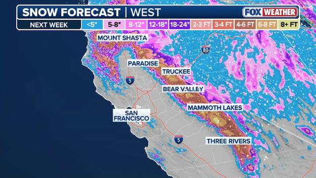 Sierra Nevada braces for "insane" 10-foot snow dump