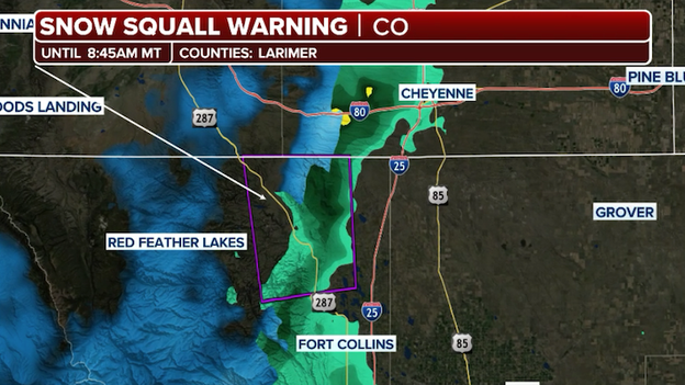 Snow squalls slam the West as dangerous storms charges east