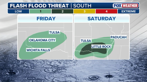 Ark-La-Tex on alert as Valentine’s storm flash flood threat increases