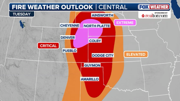 Millions at risk as tinderbox conditions and extreme fire danger explode across the Plains