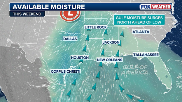 Analysis: Where storms could turn severe this weekend across the Deep South