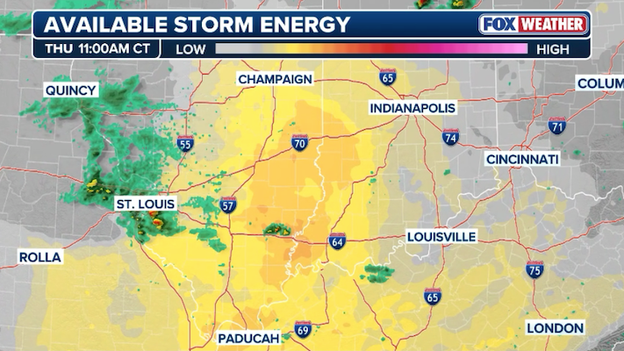 Severe storm threat increasing across the Midwest at this hour