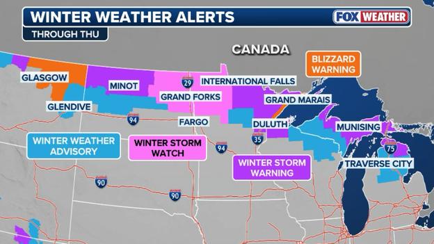 Dangerous blizzard to blast the Upper Midwest with heavy snow and intense winds