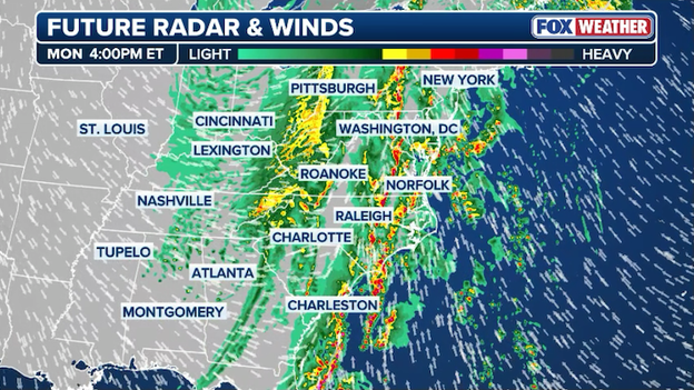 Timing the storm: When to take cover in the Mid-Atlantic and Northeast