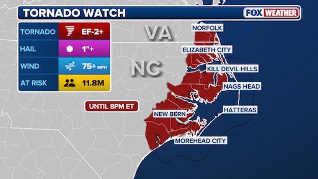 More Tornado Watches dropped as Outer Banks remains on high alert