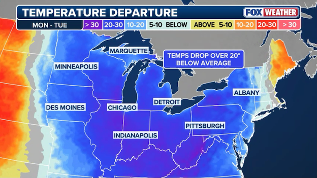 Massive Arctic blast to shatter 100-year-old records across the South after the storms