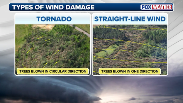 'Was it a tornado?' The difference between tornadoes and straight-line winds