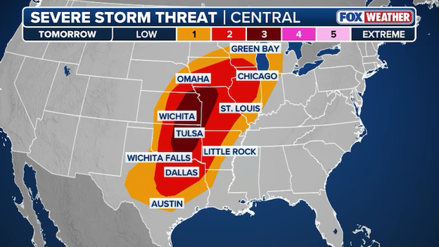 Millions in path of potential severe weather outbreak through Friday
