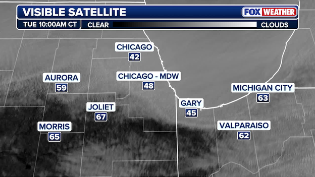 Temperatures tumble in Chicago as hail threat increases later today