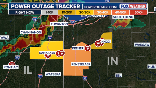 Power outages spike in tornado-hit areas in Midwest as severe weather outbreak unfolds