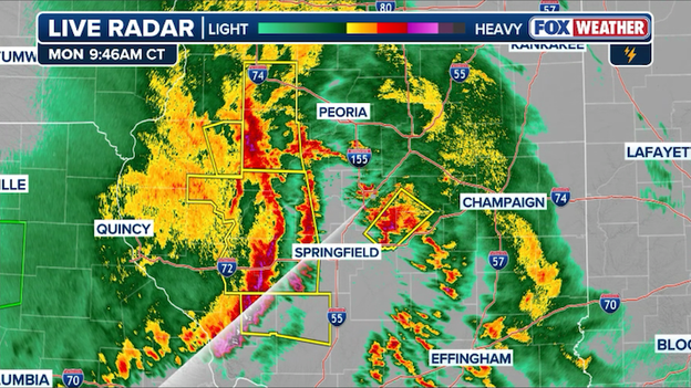 Dangerous storms hammer Illinois ahead of afternoon peak