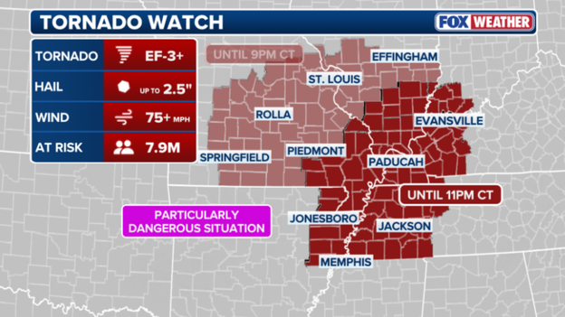 Tornado Watch expanded to include more of the Midwest