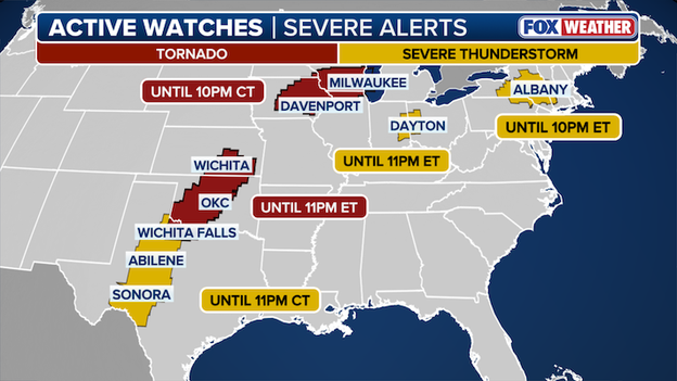 Millions under threat as severe weather outbreak unfolds across the U.S.