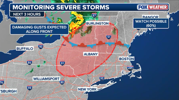 SPC: Severe Thunderstorm Watch likely as storm threat ramps up in Northeast