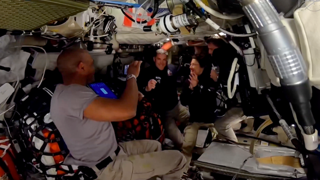 Artemis II crew wakes up for their most historic day in deep space