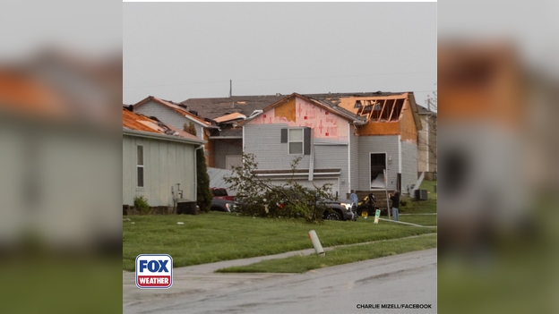Severe storms rip through Benton, Missouri, leaving damage behind