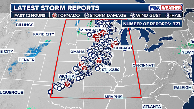 Tornado outbreak unleashes widespread damage across central U.S.