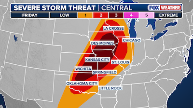 Numerous tornado warnings issued across the Midwest as region faces multi-day severe weather threat