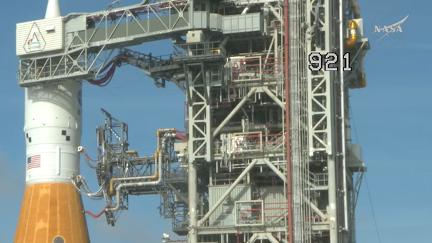 SLS upper stage prepares for fuel as chilldown process gets underway