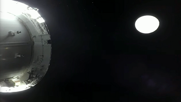 Moon looms large for Artemis II crew during high-speed approach