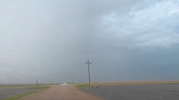 Intense hail pounds FOX Weather storm tracker in Nebraska