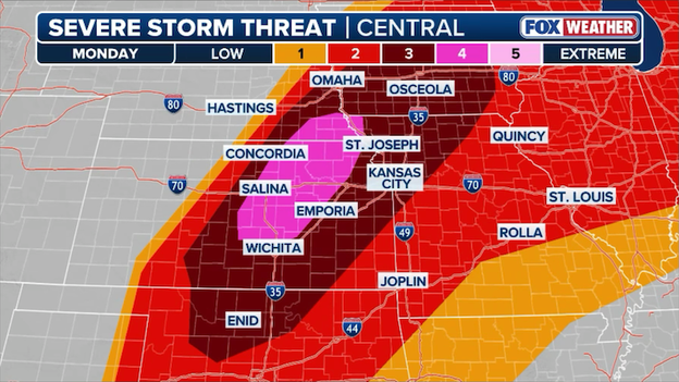 Dangerous tornado outbreak leaves damage behind as even bigger threat looms Monday