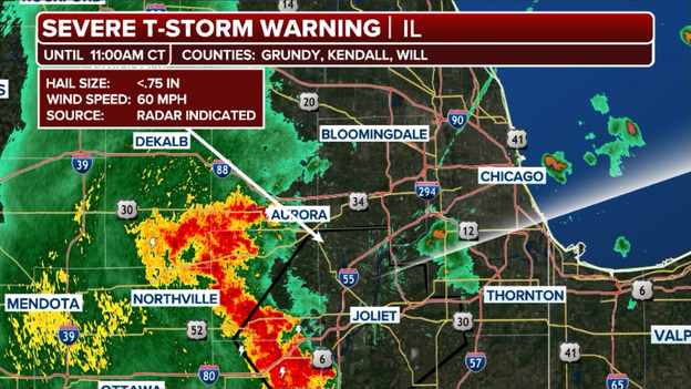 Chicago metro braces for approaching severe thunderstorms
