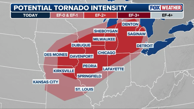 Expansive severe weather threat puts 150 million Americans on high alert from Midwest to Northeast