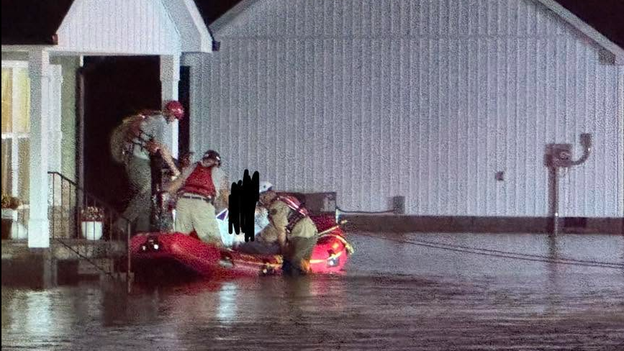 Emergency crews perform swiftwater rescues in Tennessee
