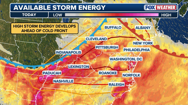 Analysis: Ingredients align across eastern U.S. to fuel severe storms and flash floods