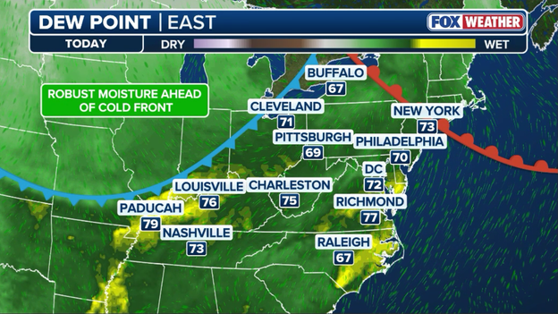 Analysis: Ingredients align across eastern U.S. to fuel severe storms and flash floods