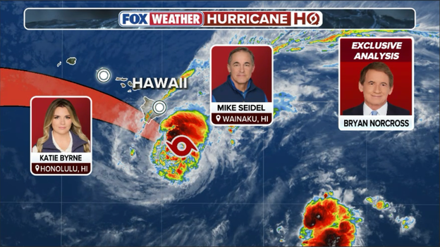 Live team coverage: FOX Weather on the ground as Lala hits Hawaii